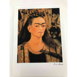 Frida Khalo Lithografie off set 50x70 cm gecertificeerd