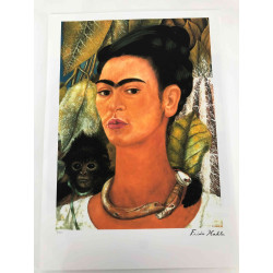 Frida Khalo Lithografie off set 50x70 cm gecertificeerd