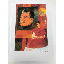 Frida Khalo 50x70 cm-ko litografia-sorta ziurtatua
