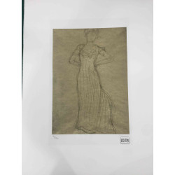 Gustav Klimt Lithografie off set 50x70 cm gecertificeerd
