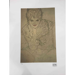 Gustav Klimt Lithographie Offset 50x70 cm zertifiziert