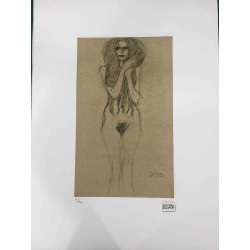 Gustav Klimt Lithographie Offset 50x70 cm zertifiziert