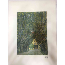 Gustav Klimt Lithographie Offset 50x70 cm zertifiziert