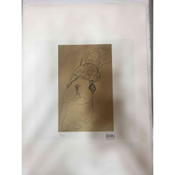 Gustav Klimt Lithographie Offset 50x70 cm zertifiziert