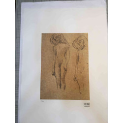 Gustav Klimt Lithografie off set 50x70 cm gecertificeerd
