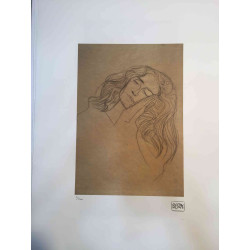 Gustav Klimt Lithografie off set 50x70 cm gecertificeerd