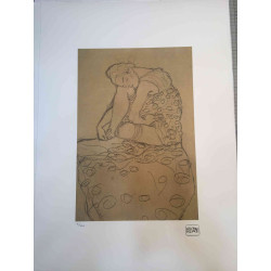 Gustav Klimt Lithografie off set 50x70 cm gecertificeerd