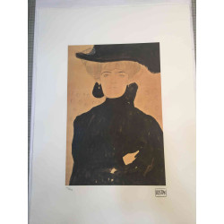 Gustav Klimt Lithografie off set 50x70 cm gecertificeerd