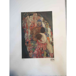 Gustav Klimt Lithographie Offset 50x70 cm zertifiziert