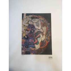 Gustav Klimt Lithographie Offset 50x70 cm zertifiziert