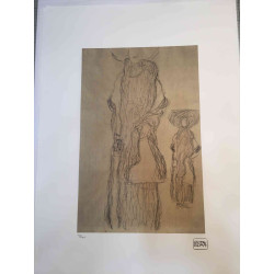 Gustav Klimt Lithographie Offset 50x70 cm zertifiziert