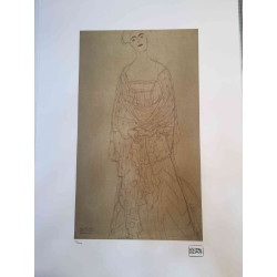 Gustav Klimt Lithografie off set 50x70 cm gecertificeerd
