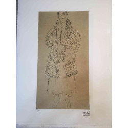 Gustav Klimt Lithographie Offset 50x70 cm zertifiziert