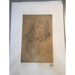 Gustav Klimt Lithographie Offset 50x70 cm zertifiziert