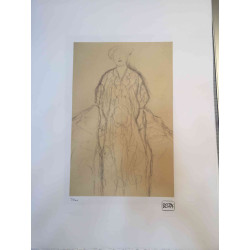 Gustav Klimt Lithografie off set 50x70 cm gecertificeerd