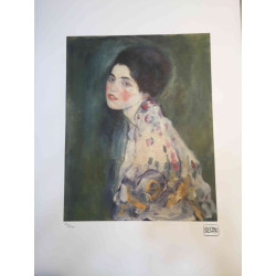 Gustav Klimt Lithografie off set 50x70 cm gecertificeerd