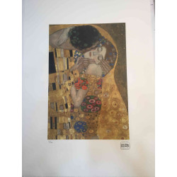 Gustav Klimt Lithografie off set 50x70 cm gecertificeerd