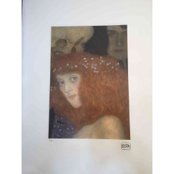 Gustav Klimt Lithographie Offset 50x70 cm zertifiziert