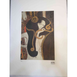 Gustav Klimt Lithografie off set 50x70 cm gecertificeerd