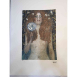 Gustav Klimt Lithographie Offset 50x70 cm zertifiziert