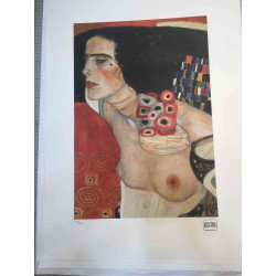 Gustav Klimt Lithografie off set 50x70 cm gecertificeerd