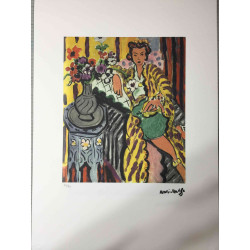 Henri Matisse Lithografie off set 50x70 cm gecertificeerd