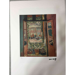 Henri Matisse Lithografie off set 50x70 cm gecertificeerd