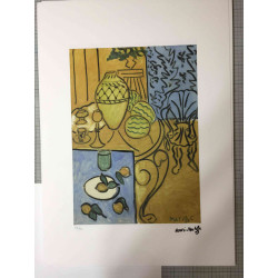 Henri Matisse Lithografie off set 50x70 cm gecertificeerd