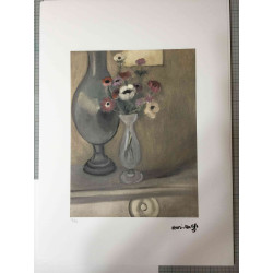 Litografía Henri Matisse off set 50x70 cm certificada