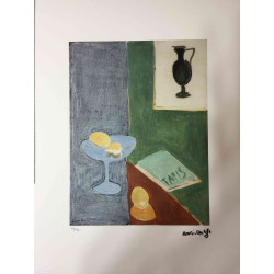 Litografía Henri Matisse off set 50x70 cm certificada