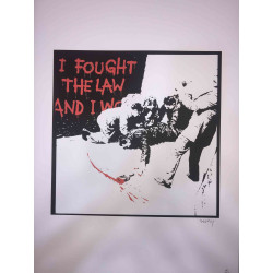 Banksy Lithografie offset 50x70 cm POW-editie