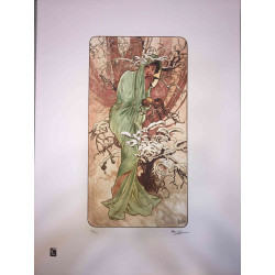 Set de litografía Alphonse Mucha 50x70 cm