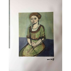 Litografía Henri Matisse off set 50x70 cm certificada