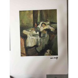 Litografía Henri Matisse off set 50x70 cm certificada