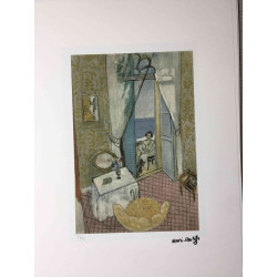 Henri Matisse Lithografie off set 50x70 cm gecertificeerd