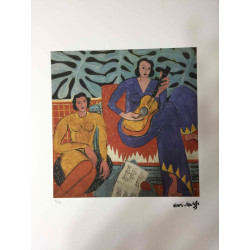 Henri Matisse Lithografie off set 50x70 cm gecertificeerd