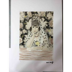 Litografía Henri Matisse off set 50x70 cm certificada