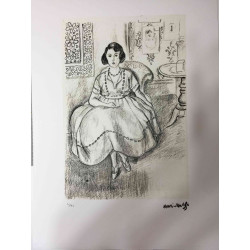 Henri Matisse Lithografie off set 50x70 cm gecertificeerd