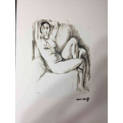 Litografía Henri Matisse off set 50x70 cm certificada