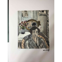 Litografía Henri Matisse off set 50x70 cm certificada