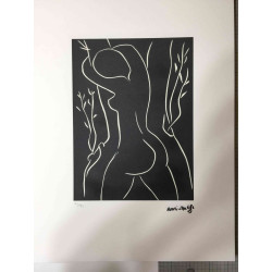 Henri Matisse Lithografie off set 50x70 cm gecertificeerd