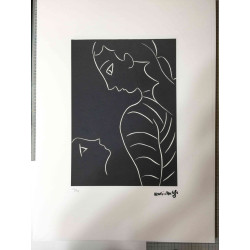 Litografía Henri Matisse off set 50x70 cm certificada