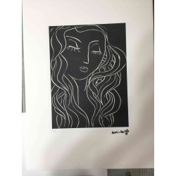 Litografía Henri Matisse off set 50x70 cm certificada