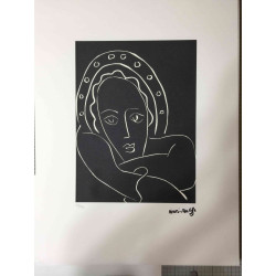 Henri Matisse Lithografie off set 50x70 cm gecertificeerd