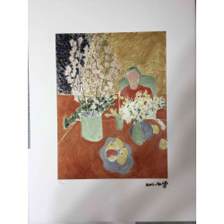Henri Matisse Lithografie off set 50x70 cm gecertificeerd