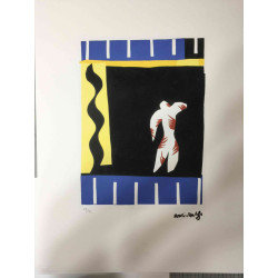 Litografía Henri Matisse off set 50x70 cm certificada