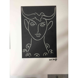Litografía Henri Matisse off set 50x70 cm certificada