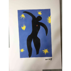 Litografía Henri Matisse off set 50x70 cm certificada