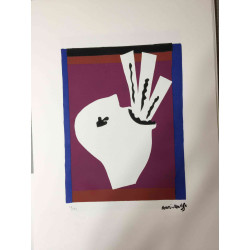 Litografía Henri Matisse off set 50x70 cm certificada