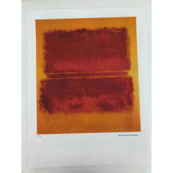 Mark Rothko Lithografie off set 50x65 cm gecertificeerd